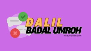 dalil badal umroh
