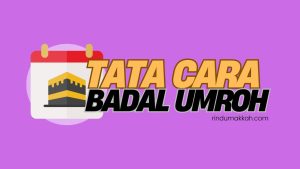 tata cara badal umroh
